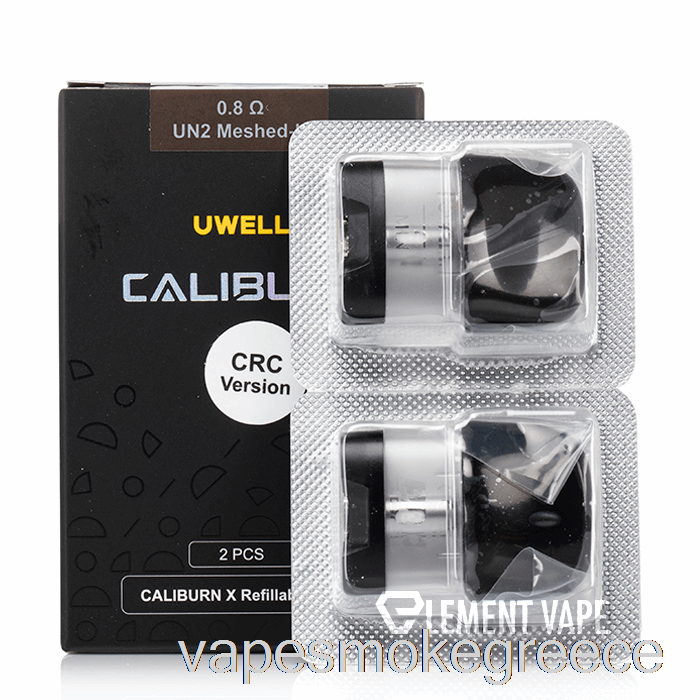Vape Greece Uwell Caliburn X ανταλλακτικά Pods 3ml Pod + 0,8ohm Coil